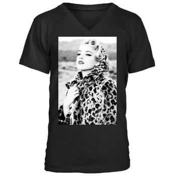 Amber Heard Men's V-Neck T-Shirt