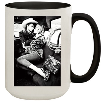 Amber Heard 15oz Colored Inner & Handle Mug