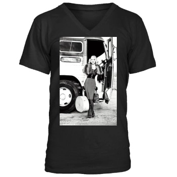 Amber Heard Men's V-Neck T-Shirt