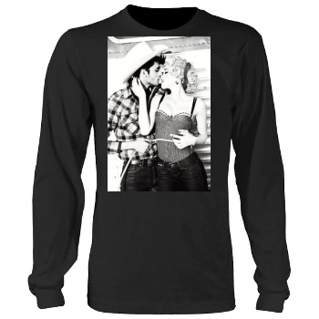 Amber Heard Men's Heavy Long Sleeve TShirt