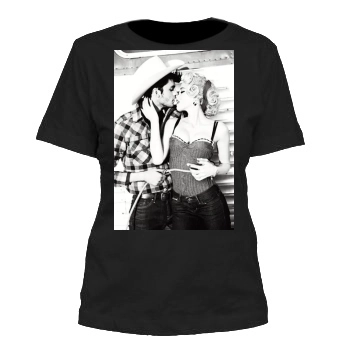 Amber Heard Women's Cut T-Shirt