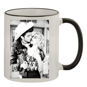 Amber Heard 11oz Colored Rim & Handle Mug