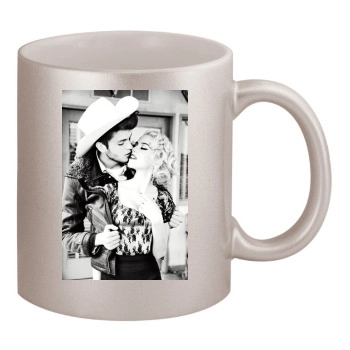 Amber Heard 11oz Metallic Silver Mug