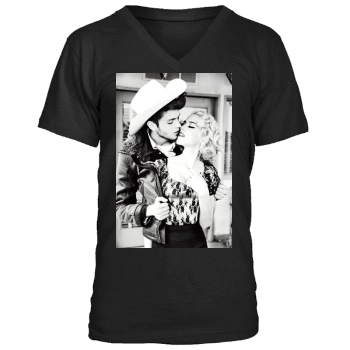 Amber Heard Men's V-Neck T-Shirt