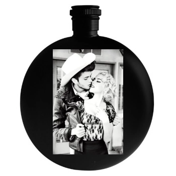 Amber Heard Round Flask