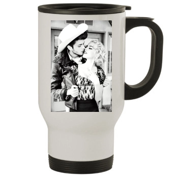 Amber Heard Stainless Steel Travel Mug