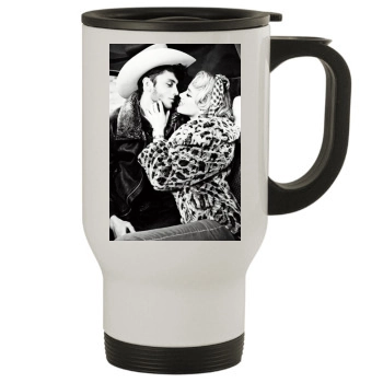 Amber Heard Stainless Steel Travel Mug