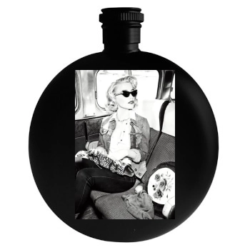 Amber Heard Round Flask