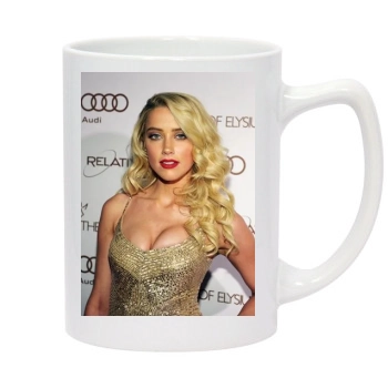 Amber Heard 14oz White Statesman Mug