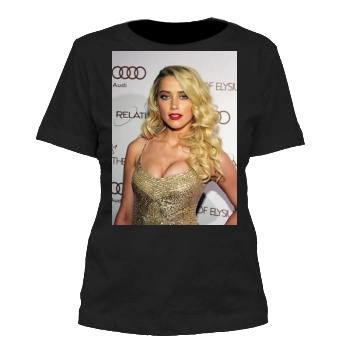 Amber Heard Women's Cut T-Shirt