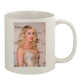 Amber Heard 11oz White Mug