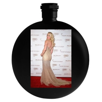 Amber Heard Round Flask