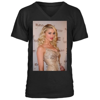 Amber Heard Men's V-Neck T-Shirt