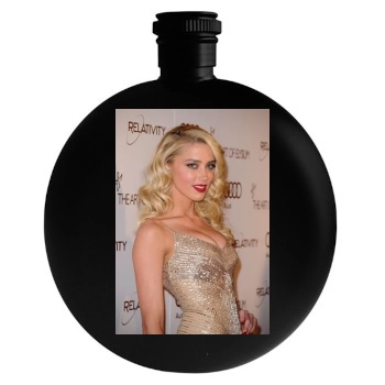 Amber Heard Round Flask