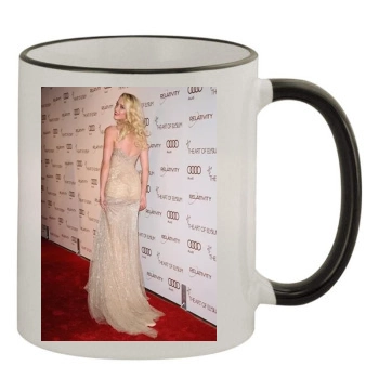 Amber Heard 11oz Colored Rim & Handle Mug