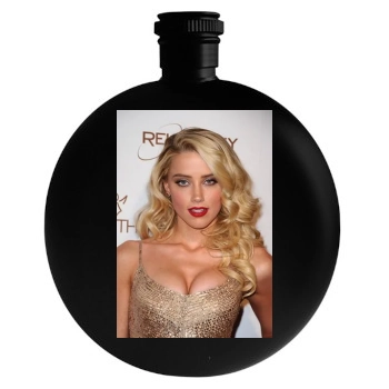 Amber Heard Round Flask