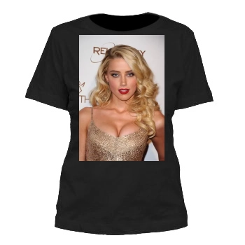 Amber Heard Women's Cut T-Shirt