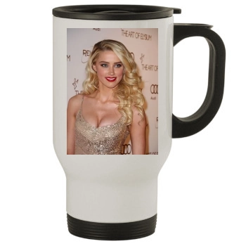 Amber Heard Stainless Steel Travel Mug