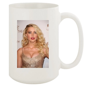 Amber Heard 15oz White Mug