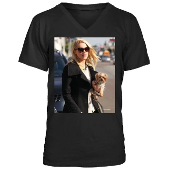 Amber Heard Men's V-Neck T-Shirt