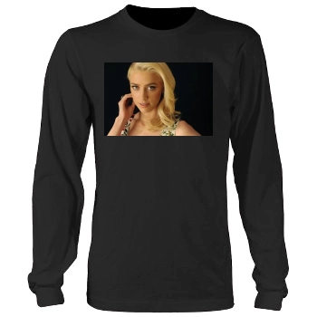 Amber Heard Men's Heavy Long Sleeve TShirt