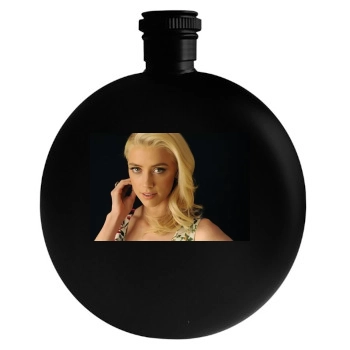 Amber Heard Round Flask