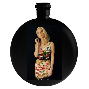 Amber Heard Round Flask