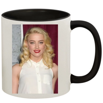 Amber Heard 11oz Colored Inner & Handle Mug