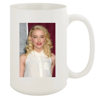 Amber Heard 15oz White Mug