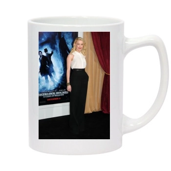 Amber Heard 14oz White Statesman Mug