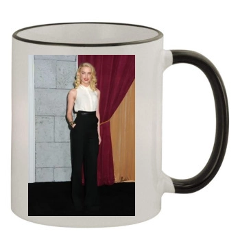 Amber Heard 11oz Colored Rim & Handle Mug