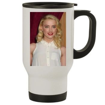 Amber Heard Stainless Steel Travel Mug