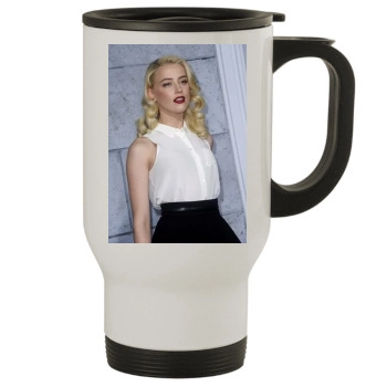 Amber Heard Stainless Steel Travel Mug