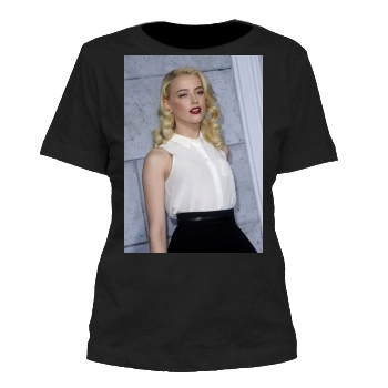 Amber Heard Women's Cut T-Shirt