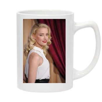 Amber Heard 14oz White Statesman Mug