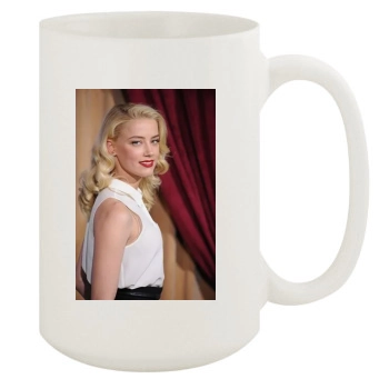 Amber Heard 15oz White Mug