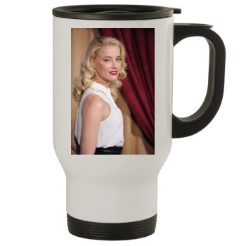 Amber Heard Stainless Steel Travel Mug