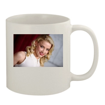 Amber Heard 11oz White Mug