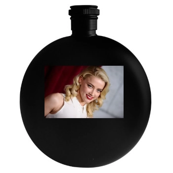 Amber Heard Round Flask