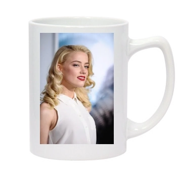 Amber Heard 14oz White Statesman Mug