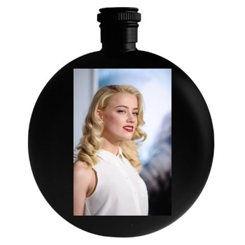 Amber Heard Round Flask