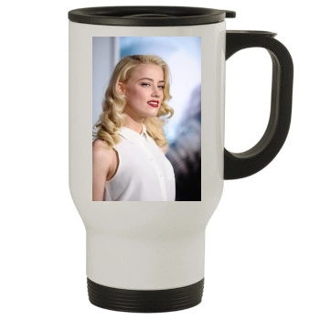 Amber Heard Stainless Steel Travel Mug