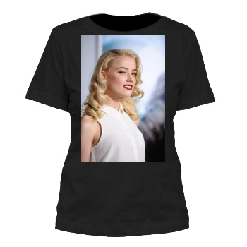 Amber Heard Women's Cut T-Shirt