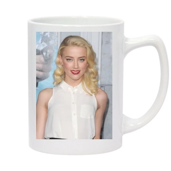 Amber Heard 14oz White Statesman Mug