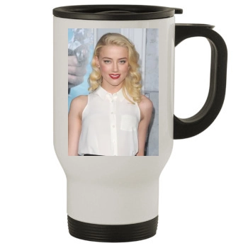 Amber Heard Stainless Steel Travel Mug