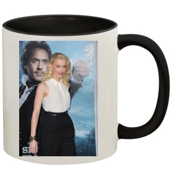 Amber Heard 11oz Colored Inner & Handle Mug