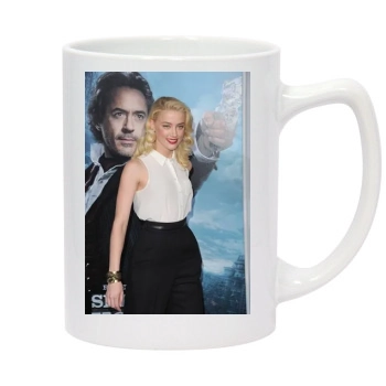 Amber Heard 14oz White Statesman Mug