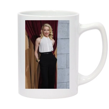 Amber Heard 14oz White Statesman Mug