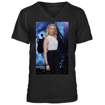 Amber Heard Men's V-Neck T-Shirt