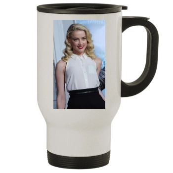 Amber Heard Stainless Steel Travel Mug